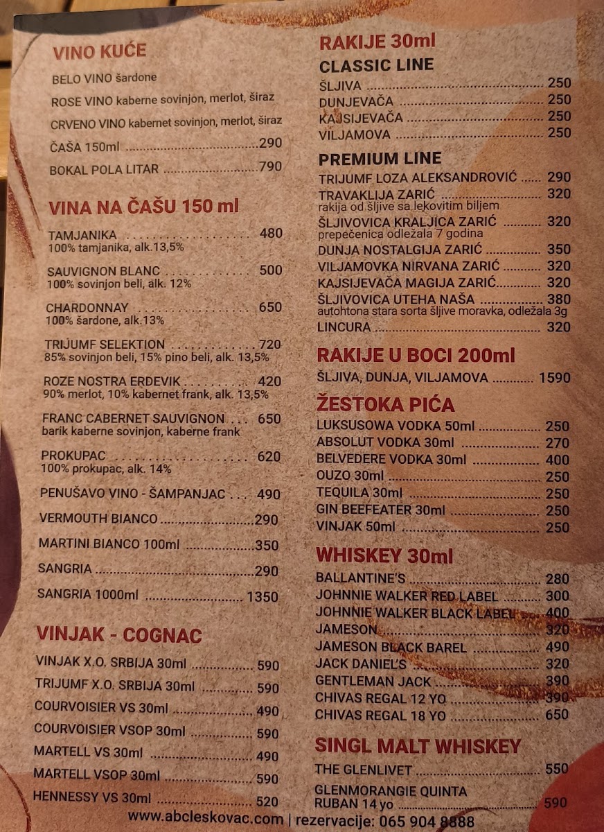 Menu Safari Cafe Pizzeria-1