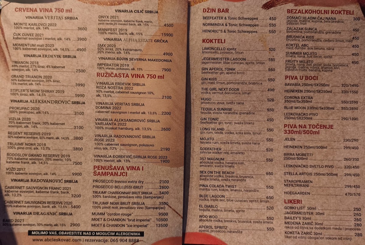 Menu Safari Cafe Pizzeria-2